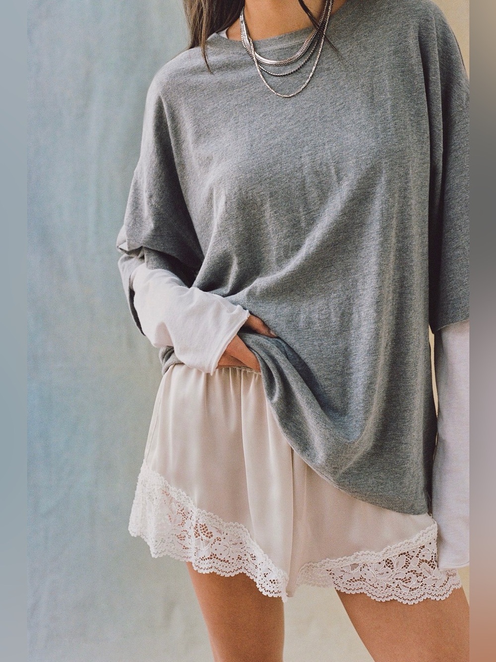 NWT Free People Size Small Perfect Oversized Tee